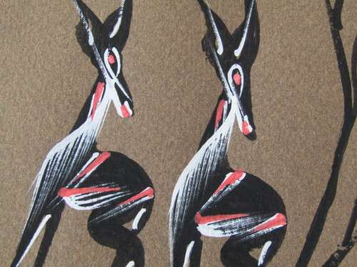 A. Lubyart unframed original artworks, dated 1980, 2 in the lot, 24cm x 32cm