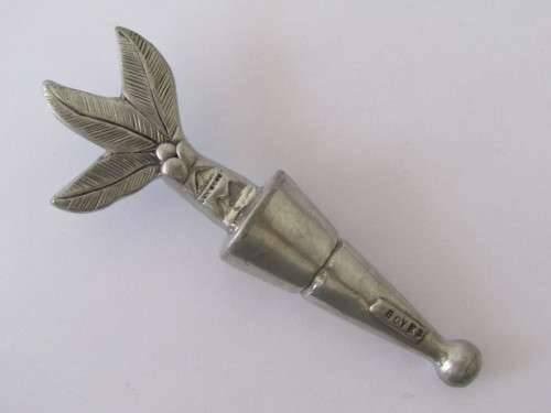 Vintage original art deco Carrol Boyes bottle Stopper, excellent condition, 11.5cm