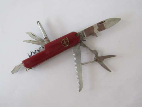 Collectable quality vintage pocket folding Knife, Multifunction, 9cm closed