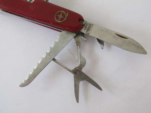 Collectable quality vintage pocket folding Knife, Multifunction, 9cm closed