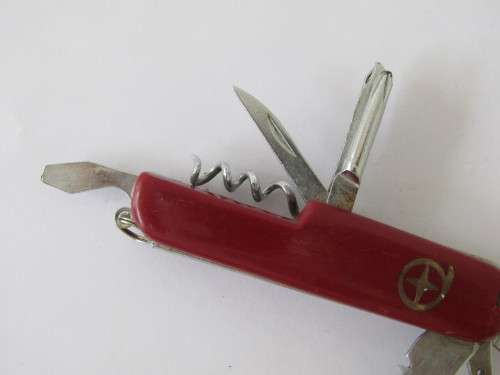 Collectable quality vintage pocket folding Knife, Multifunction, 9cm closed