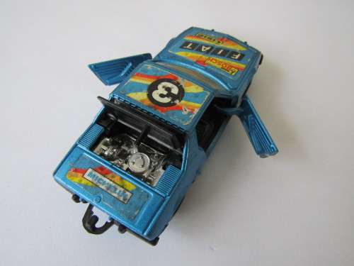 Vintage collectable die cast scale model, Corgi Fiat X1/9, 1:36, opening doors and engine bay