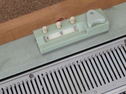 Vintage Empisal Knitting machine in original box and in working order