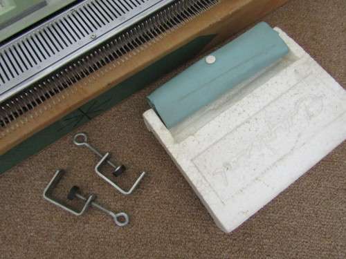 Vintage Empisal Knitting machine in original box and in working order