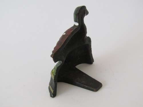 Vintage cast iron Door Stop in the shape of a Duck, 8cm, excellent condition