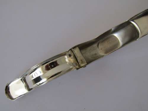 Lot of 7 vintage silverplated EPNS items and a SS garlic press