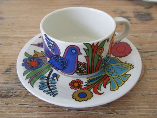 Vintage 16 Piece coffee service from Luxembourg, Villeroy and Boch "Acapulco", excellent condition