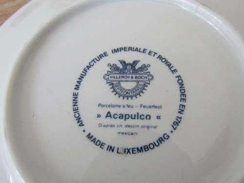 Vintage 16 Piece coffee service from Luxembourg, Villeroy and Boch "Acapulco", excellent condition