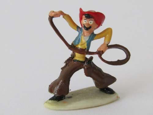 Lot of 2 Disneykins Figurines Marx Toys Hong Kong 1961, Pecos Bill and Panchito