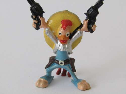 Lot of 2 Disneykins Figurines Marx Toys Hong Kong 1961, Pecos Bill and Panchito