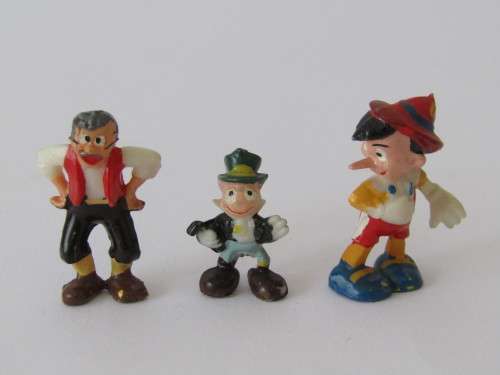 Lot of 3 Disneykins Figurines Marx Toys Hong Kong 1961 *Many more on No Reserve auction at Port no 5