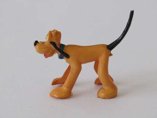 Lot of 2 Disneykins Figurines Marx Toys Hong Kong 1961, Pluto and Joe Carioca