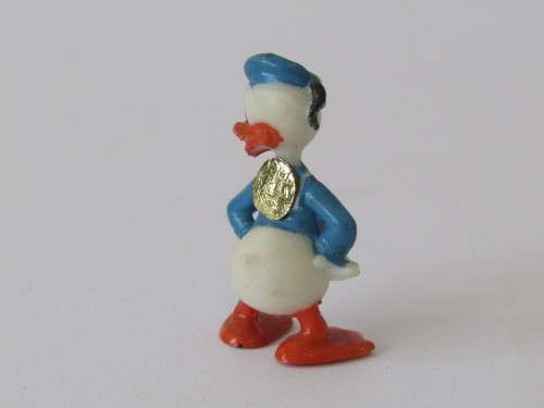 Lot of 2 Disneykins Figurines Marx Toys Hong Kong 1961, Donald Duck and Snow White