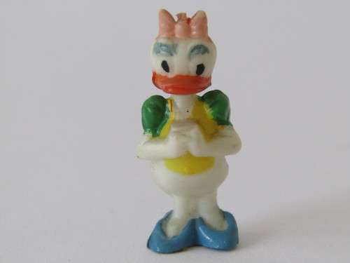 Lot of 2 Disneykins Figurines Marx Toys Hong Kong 1961, Daisy and Dewey