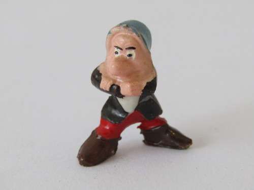 Lot of 2 Disneykins Figurines Marx Toys Hong Kong 1961, Alice and Grumpy