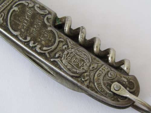 Vintage Paul Kruger pocket Knife, Kruger and De Wet, Transvaal and Orange Free State, excellent, 9cm
