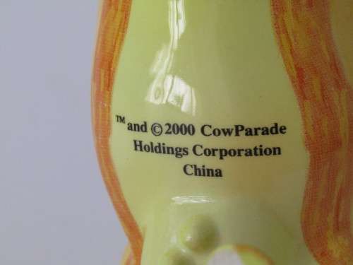 Vintage collectable Cow Parade Ceramic Cow figurine "Vincent van Gogh Cow" -Many others at Port no.5
