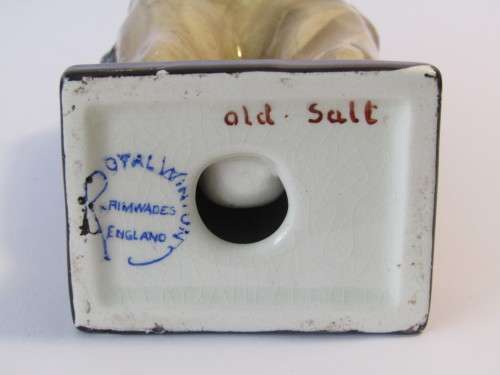 Vintage Royal Winton Grimwades Figurine "Old Salt", 20cm tall, excellent condition, very rare