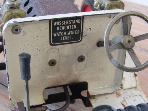 Vintage 1960's rare Mamod Steam Roadster metal toy Car in working condition, England, large 39cm