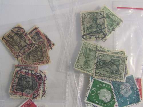 Large lot of German Stamps, some rare and old **No RESERVE Stamp auction Now at Port no.5**