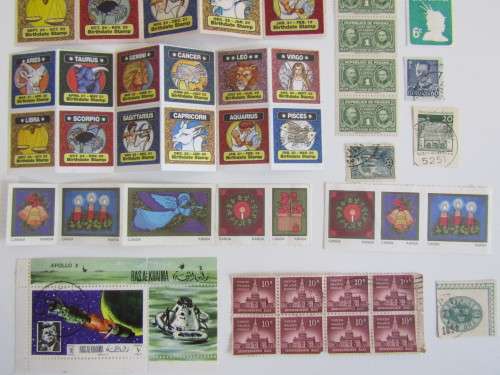 Lot of  vintage world Stamps  *No RESERVE Stamp auction now on at Port No.5