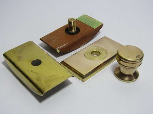 Vintage heavy solid brass Blotter in excellent condition, 10.5cm