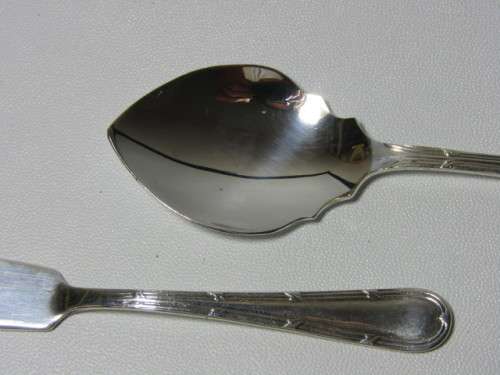 Vintage Yeoman silverplated Condiment Tray with Sandland Ware Butter Dish and Jam Pot ,incl utensils