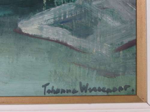 Original Johanna Wassenaar oil on board Painting, Flower Studies, Signed, 26cm x 28cm