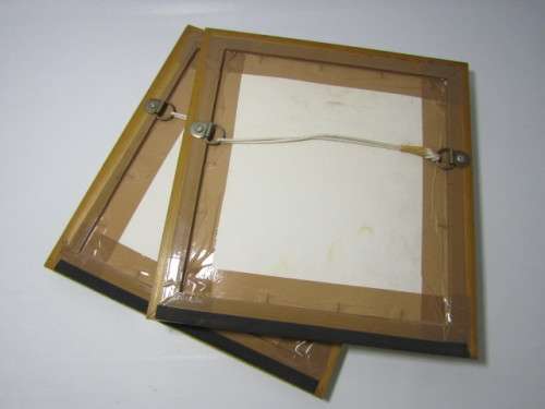 Pair of small Original Watercolour Paintings, signed Stores 1998, frame and glass, 10cm x 12cm