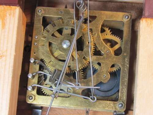 Vintage German made Black Forest mechanical Cuckoo Clock in excellent condition, 34cm x 24cm