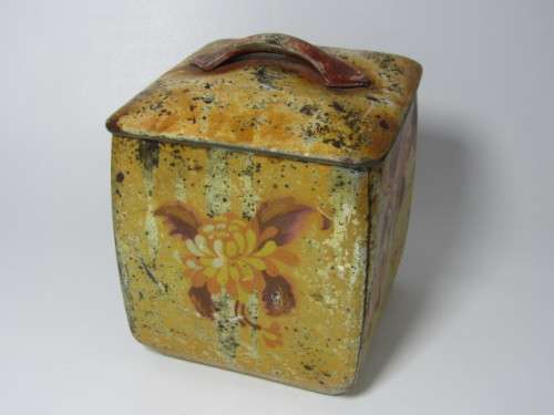 Lot of 2 very old Tins; Mazawattee tea Tin 21cm and one Other 15cm  *No Reserve auction at Port no.5