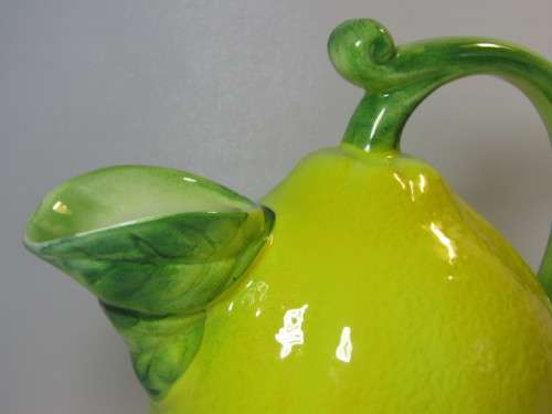 Vintage Italian Citrus Jug "Lemon" hand made and in excellent condition, 18cm x 20cm