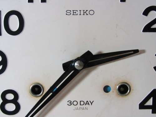 Rare vintage 1950's original Seiko mechanical 30 Day Calendar Wall Clock, complete and working