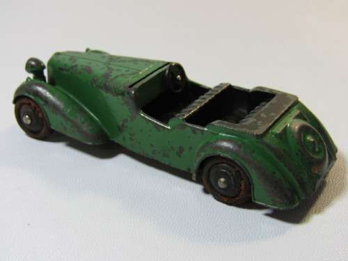 Lot of two very old Meccano Dinky Toys die cast model Cars, Sunbeam - Talbot and Alvis