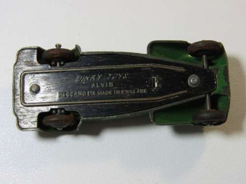 Lot of two very old Meccano Dinky Toys die cast model Cars, Sunbeam - Talbot and Alvis