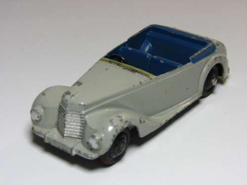 Lot of two very old Meccano Dinky Toys die cast model Cars, Armstrong Siddeley and one other
