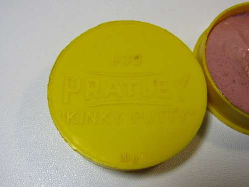 1970's and 80's collectable toys, Rema Tip Top repair set, Pratley "Kinky Putty" and Wire Puzzle - 3
