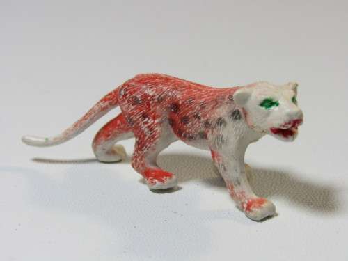 Vintage lot of 14 original 1970's and 80's rubber Figurines "Wild Animals", 4cm to 5cm long
