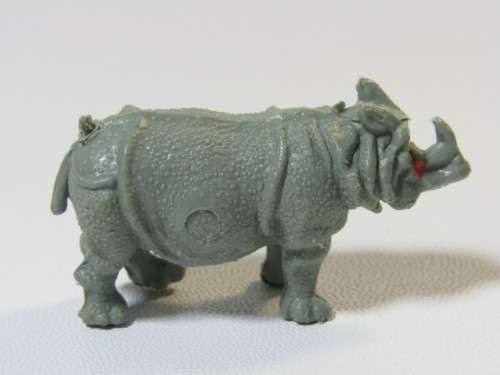Vintage lot of 14 original 1970's and 80's rubber Figurines "Wild Animals", 4cm to 5cm long