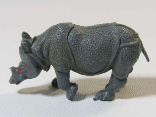 Vintage lot of 14 original 1970's and 80's rubber Figurines "Wild Animals", 4cm to 5cm long