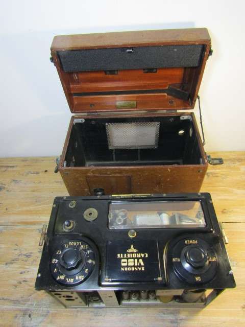 Vintage 1940's portable ECG Medical Machine, Viso Sanborn Cardiette, USA, 39cm x 28cm x 28cm, 13kg