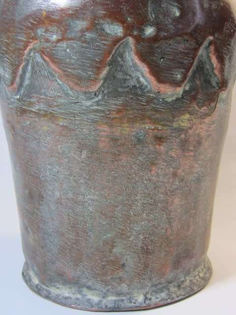 Large antique solid Copper Pitcher in excellent condition, 30cm high