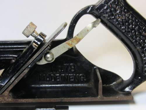 Vintage Stanley No.78 hand Plane, England, 4cm Blade, 25cm long, Excellent and complete condition