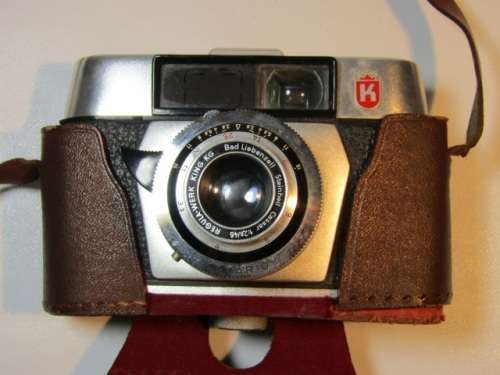 Vintage Regulette film Camera in leather Case, Germany, excellent condition