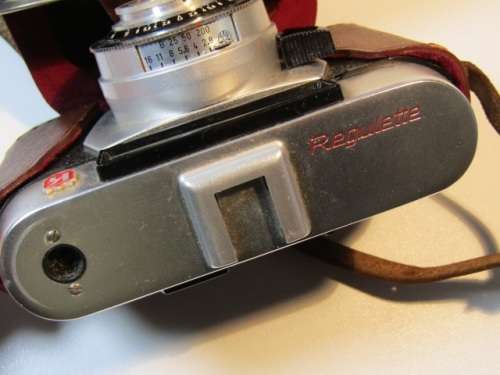 Vintage Regulette film Camera in leather Case, Germany, excellent condition