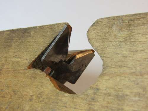 Lot of 2 vintage wooden Planes with Profile blades, complete and working, excellent condition