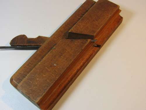 Lot of 2 vintage wooden Planes with Profile blades, complete and working, excellent condition