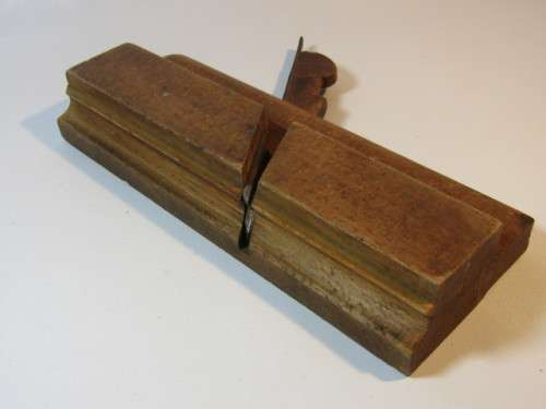 Lot of 2 vintage wooden Planes with Profile blades, complete and working, excellent condition