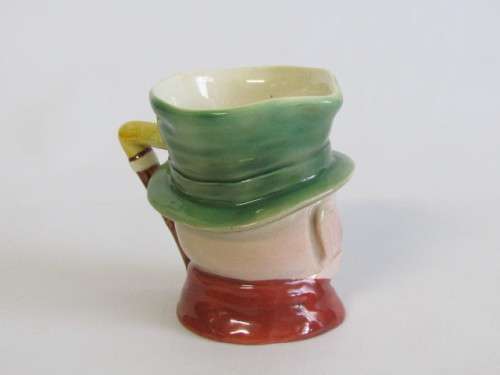 Vintage original Beswick Character Jug "Micowber" no.674, 8.5cm deep, excellent condition
