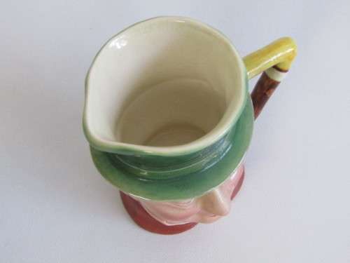 Vintage original Beswick Character Jug "Micowber" no.674, 8.5cm deep, excellent condition
